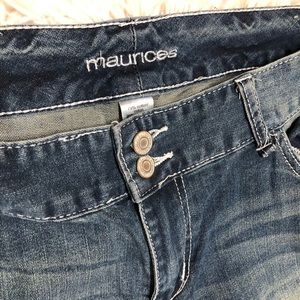 Maurices 13/14R ankle skinny-folded crop Capri style jeans. Spring cleaning❤️❤️
